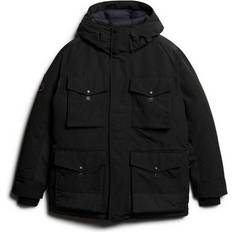 Superdry Men's Everest Tactical Parka Jacket Black