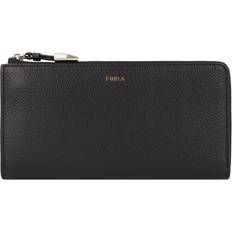 Furla Goccia Wallet Leather 19 cm - Black