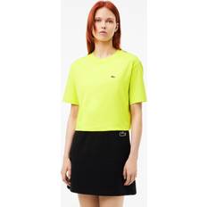 Lacoste Yellow T-shirts Lacoste Relaxed Fit Soft Cotton T-shirt - Yellow