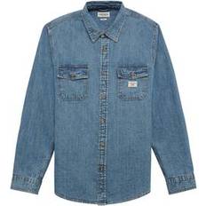 Guess Shirts Guess Denim Shirt Regular - Bleu