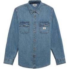 Guess Hemden Guess Jeanshemd Regular Bleu