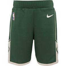 Junior Trousers & Shorts Nike Jr Milwaukee Bucks Hunter Green Icon Replica Shorts