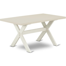 Linen Dining Tables Gracie Oaks Acacia Solid Wood 30.0 H x 60.0 W x 36.0 D Dining Table