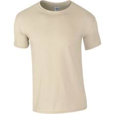 Silk T-shirts Gildan Soft Style Ringspun T Shirt Light Sand