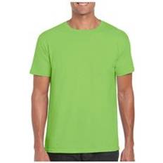 Silk T-shirts Gildan Soft Style Ringspun T Shirt Lime