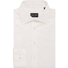 Giorgio Armani Cotton Poplin Shirt white