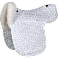 M Saddle Pads E.A. Mattes Platinum Dressage Contour Pad with Bare Flaps