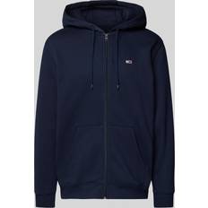 Tommy Jeans Herre Sweatere Tommy Jeans Tjm Reg S Flag Zip Thru - Navy