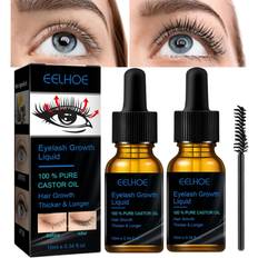 Gogerstar Eyelash Rapid Growth Serum Eyelash Enhancer,2Pcs Rapid Lash Eyelash Growth Serum,Lash and Brow Serum,Castor Oil Lash Serum