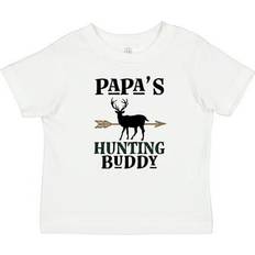 Tops Inktastic Papa Hunting Buddy Bow Hunter Boys or Girls Baby T-Shirt