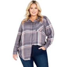 Avenue Shirts Avenue Kylee Check Shirt