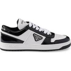 Prada Trainers Prada Women's Downtown Leather Sneakers White Black