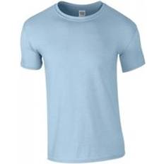 Silk T-shirts Gildan Soft Style Ringspun T Shirt Light Blue