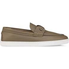 Christian Louboutin Brown Low Shoes Christian Louboutin Men's Chambeliboat Loafers Brown