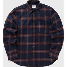 Norse Projects Clothing Norse Projects Osvald Organic Flannel Check Shirt men Longsleeves blue in size:XL