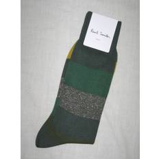 Paul Smith Underwear Paul Smith mens cashmere blend striped socks green made in italy
