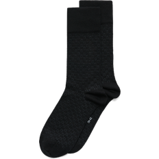ecco Classic Honeycomb Mid-Cut Socks Black (3942)