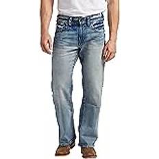 Silver Jeans Loose Fit Straight Leg Denim - Indigo