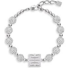 Givenchy Women's 4G Bracelet in Metal with Crystals Silvery