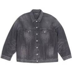 Balenciaga Ytterkläder Balenciaga Cotton Oversized Jacket - Black