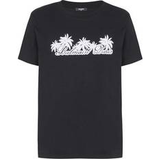 Balmain T-shirts Balmain Palm-print cotton T-shirt men Cotton Black