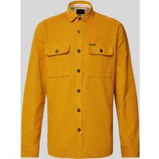 Man - Oranje Overhemden PME Legend Long Sleeve Shirt - Bruin