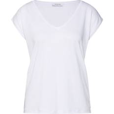 Pieces Damen T-Shirts Pieces Kamala T-Shirt Weiß