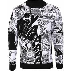 Acrylic - Hoodies Jumpers Star Wars (L, Black/White) Unisex Adult Manga Knitted Jumper