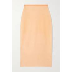 Alaïa mermaid-style latex skirt Pink