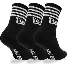 New Era Underkläder New Era Ankelstrumpor unisex 3-pack New Era Stripe Crew 13113627 Svart