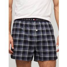 Tommy Hilfiger Men Sleepwear Tommy Hilfiger Men's Flannel Sleep Short Blue Harmony