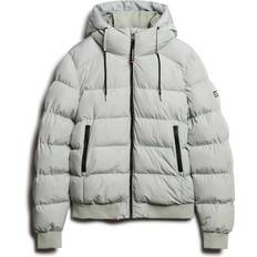 Superdry Men's Sports Puffer Bomber Jacket - Light Grey