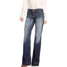 Ariat Women Clothing Ariat Ladies Entwined Trouser Jean Long Blue (30 Long)