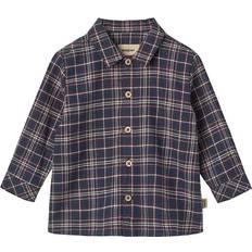 Blomstrede Skjorter Børnetøj Wheat Skjorte Oscar navy check