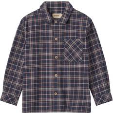 Blomstrede Skjorter Børnetøj Wheat Skjorte Oscar navy check