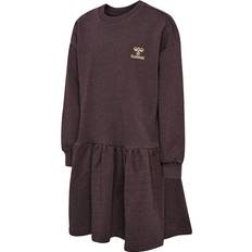 Brun Kjoler Hummel Hmlcarola Dress L/S år Raisin Kjoler hos Magasin