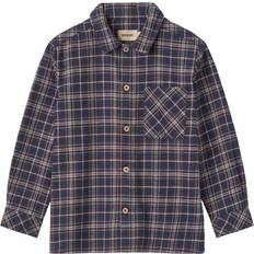 Blomstrede Skjorter Børnetøj Wheat Skjorte Oscar navy check