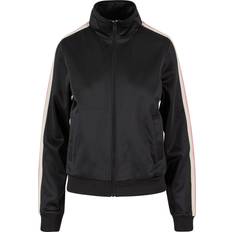 Ropa Urban Classics Ladies Retro Track Übergangsjacke Schwarz