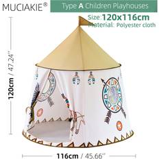 XYLFLY (A) 24 Types Children Playhouses Kids Indoor Outdoor Play Tents Portable Foldable Princess Prince Castle Gift Courtyard Garden House