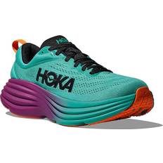 Hoka Bondi Men's Running Shoes Electric Aqua/Black