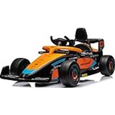 Sun Baby McLaren Elektrisk barnbil från 3 till 5 år, MP3-spelare, fjärrkontroll, fjädring (Orange)