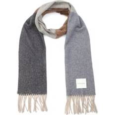 Profuomo Scarf Lambswool Multicolour Grey Blue Brown one
