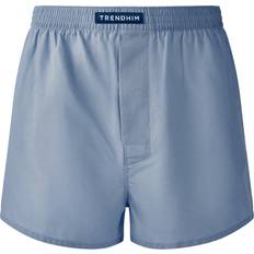 AirFeel Lyseblå Bomulds Boxershorts med Løs Pasform