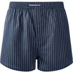 AirFeel Stribede Marineblå Boxershorts med Løs Pasform