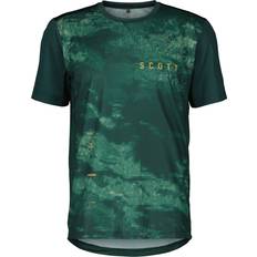 Gröna - Mesh Överdelar Scott Herren Trail Vertic T-Shirt gruen