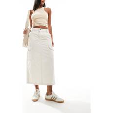 Dickies Skirts Dickies seasonal maxi cargo skirt in off white
