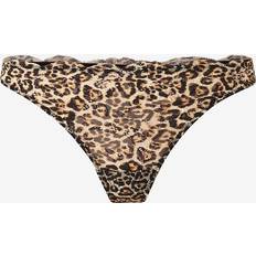 Dam - Guld Kläder Understatement Understatement Stringtrosor Lace Thong Guld