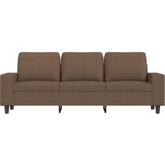 vidaXL Relaxation Brown Sofa 214cm 3 personers