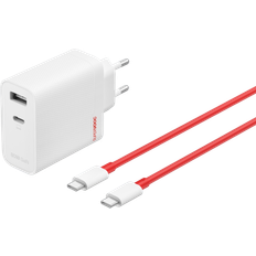 Oneplus oplader OnePlus SUPERVOOC 80W Dual Ports GaN Power Adapter med USB-C kabel