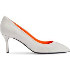Giuseppe Zanotti Heels & Pumps Giuseppe Zanotti Lucrezia 70mm leather pumps women Leather/Leather/Leather Grey